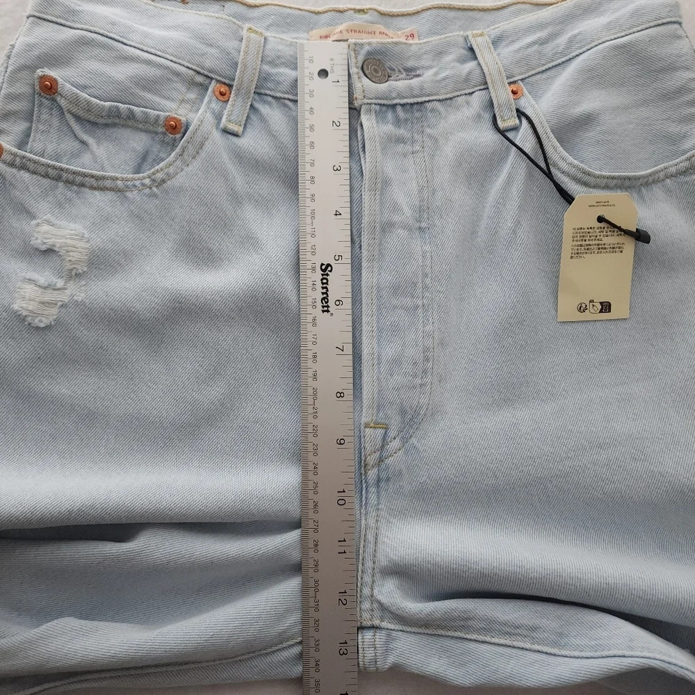 Levi's Ribcage Straight Ankle Jeans 29X27 - Picture 8 of 9